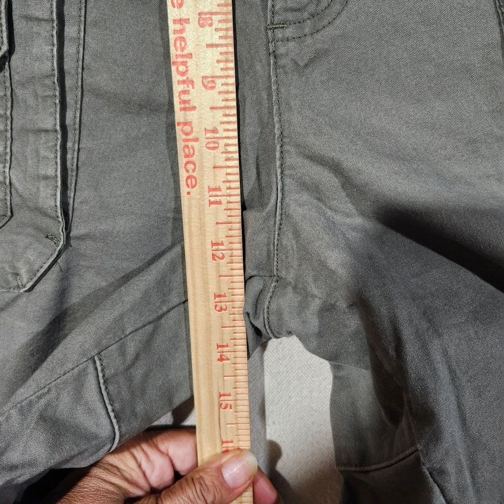 Cabelas Outdoors Mens 30x32 Convertible Cargo Pants Olive Gray Hiking Utility